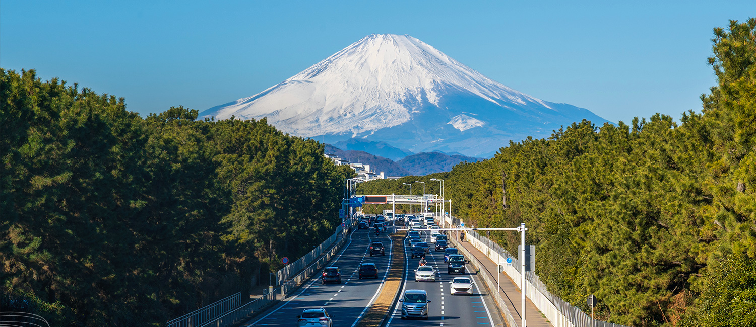 観光客風・富士山写真